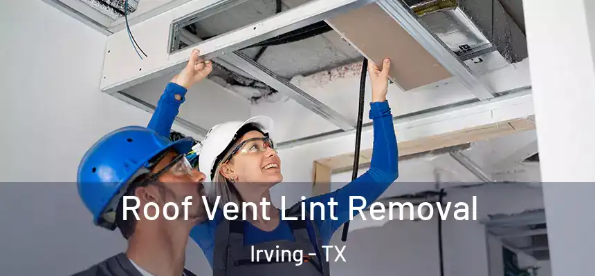 Roof Vent Lint Removal Irving - TX